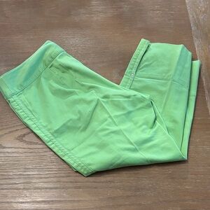 Vibrant Green Cropped Women's Pants